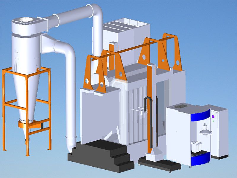 快速換色噴粉線(xiàn)